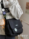 Weiyinxing College Student Shoulder Bag Class Leisure Backpack Backpack Shoulder Bag Female Harajuku Retro Postman Bag