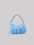 Weiyinxing Autumn And Winter New Online Celebrities Can Build Casual Cute Plush Handbags For Nothing.