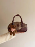Weiyinxing Wind Chio2nd Corridor Oil Painting Pillow Bag Female 2024 New Handbag Small Carry Bag Single Shoulder Cross-Body Bag