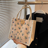 Weiyinxing Version Ins Mini Handbag Bag Female 2024 New Fashion Single Shoulder Students Carry Lunch Boxes