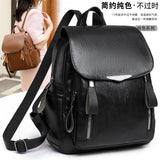 Weiyinxing Women's 2024 New Korean High-Capacity Bags Fashionable Soft Leather Ladies Backpack Fashion Travel