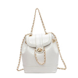 Weiyinxing Lady's Shoulder Bag French Niche Texture Schoolbag 2024 New Small Fragrant Style Fashion Chain Backpack