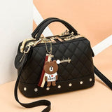 Weiyinxing Female 2024 New Fashion Bag Ling Case Small Fragrant Wind Portable Bag Boston Shoulder Bag