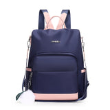 Weiyinxing Women's Backpack New Fashion Travel Oxford Canvas All-Purpose Anti-Theft Large-Capacity Student Schoolbag