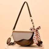Weiyinxing Light Luxury Women's Bag 2024 Autumn / Winter New Fashion Armpit Saddle Bag Korean Version Simple Casual Shoulder Cross-Body Bag
