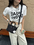 Weiyinxing 2024 New Style Dumplings, Women's Single Shoulder Handbags, Handheld Bags, Fashionable Waterproof Mobile Phone Bags.