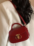 Weiyinxing Wind Chio2nd Scarlet Love Song Handbag Small Bag Wedding Bag Female Fashion Red Bride Bag One-Shoulder Cross-Body Bag