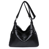 Weiyinxing Soft Leather Women's Bag 2024 New Handbag Ladies' Purse Large Capacity Middle-Aged Mother Shoulder Bag