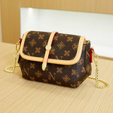 Weiyinxing Autumn / Summer New Lady's Shoulder Bag Middle-Aged Women's Fashion Retro One-Shoulder Bag Old Pattern Women's Bag Bags