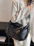 Weiyinxing Bag Fall 2024 New Lady's Slant Bag Tide Simple Leisure One-Shoulder Tote Bag