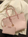 Weiyinxing Small Mk Cherry Blossom Tote Bag Female 2024 New Commuter Niche Ins Handbag Large Capacity Shoulder Bag