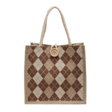 Weiyinxing Box Bento Bag 2024 Canvas Bag Women's Single Shoulder Handbag Ins Ling Case College Students Class Bag Tide
