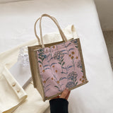 Weiyinxing Box Bento Bag Female 2024 New Fashion Out One Shoulder Carry Bag Versatile Ins Student Carry Bag