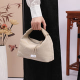 Weiyinxing New Style In Spring And Summer, A New Chinese Minority Girl Dumpling Bag With An Oblique Span Of Pure Color Simple Wind Satchel