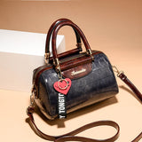 Weiyinxing Style] Bag Female 2024 Casual Retro Pillow Bag Large Capacity Stone Grain One-Shoulder Cross-Body Bag Tide