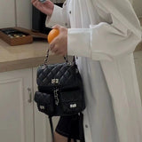 Weiyinxing Senior Sensual Bag Women's 2024 New Xiaoxiangfeng Chain Backpack Leisure Ringer Backpack