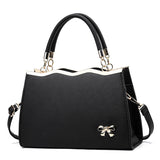 Weiyinxing New Fashion Bow Bride Bag Simple Lady Temperament Handbag Large Capacity One-Shoulder Cross-Body Bag Tide