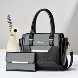 Weiyinxing [Women's Bag] Casual One-Shoulder Women's Bag 2024 New Large Capacity Child Mother Bag Bright Leather Fashion Handbag