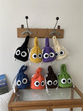 Weiyinxing Women Korean Version Of The East Gate Hot Hairy Bucket Bag Handbag Big Eyes Lovely Autumn And Winter Women's Bag Tide