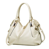 Weiyinxing Fashion Soft Leather Handbag Large Capacity Women's Bag Middle-Aged Women One-Shoulder Cross-Body Bag