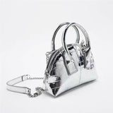 Weiyinxing MYLRF New Women's Bag 2024 New Metal Mini Handbill Shoulder Slung Bag Originally Issued