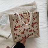 Weiyinxing Handbag Bag 2024 New Student Everything Ins Fashion Small Bag Girl Carrying A Linen Bag