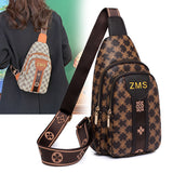 Weiyinxing Style Bust Bag Korean Version Fashion Printed Chest Backpack Travel Backpack Lady Satchel