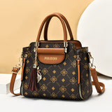 Weiyinxing [Women's Bag] Handbag Female 2024 New Middle-Aged Lady Bag Fashion Large Capacity Cross-Body Bag Mother