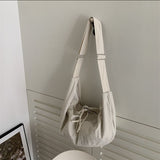 Weiyinxing New Style Japanese And Korean Slanted Shoulder Bags Spring Nylon Large-Capacity Dumplings Moon Bags Shopping Bag Tide