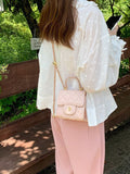 Weiyinxing New Retro Socialite Handbag 2024 Spring Mini Bag Girl Chain Satchel