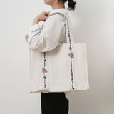 Weiyinxing Canvas Bag Portable Everyday Easy To Use Female Ins Literature And Art Small Fresh Handbag Student Korean Version Simple