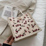 Weiyinxing Handbag Bag 2024 New Student Everything Ins Fashion Small Bag Girl Carrying A Linen Bag