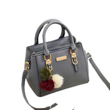 Weiyinxing Female 2024 New Fashion Single Shoulder Small Bag Double Layer Large Capacity Wool Ball Hand Carry Oblique Cross Women's Bag