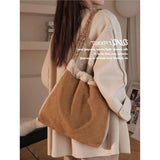 Weiyinxing Upright Support] Super-Textured QVQ Pocket 2024 New Commuter High-Capacity Tote Bag Is Popular This Year
