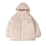 Weiyinxing Celebrity Bread Cotton Clothes Winter Dress 2024 New Hat Loose Warm Pink Cotton-Padded Jacket In The Long Padded Coat Female