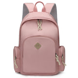 Weiyinxing Cloth Backpack Large-Capacity High-End Ladies Fashion Backpack Multi-Pocket Leisure Travel Commuter Bag Schoolbag