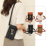 Weiyinxing Mobile Phone Bag 2024 New Summer Women's Bag Fashionable One-Shoulder Strap Satchel Printed Tide Bag Girl