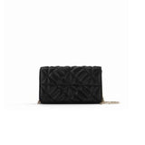 Weiyinxing Women's Bag 2024 New Diamond Chain Square Bag Quilted One-Shoulder Oblique Shoulder Small Black Bag