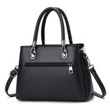 Weiyinxing Minister Female Bag] Simple Casual Mother Bag Atmosphere Lady Handbag Korean Version Of The Color One-Shoulder Cross-Body Bag Tide