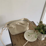 Weiyinxing Korean Version One-Shoulder Armpit Bag Nylon Bag Simple Light Leisure Bucket Bag Handbag Handbag Fashion