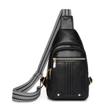 Weiyinxing Style Chest Bag Ladies Go Out With All Kinds Of Diagonal Satchel 2024 New Fashion Retro Soft Leather Chest Shoulder Bag