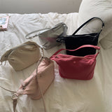 Weiyinxing Korean Version One-Shoulder Armpit Bag Nylon Bag Simple Light Leisure Bucket Bag Handbag Handbag Fashion