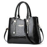 Weiyinxing Minister Female Bag] Autumn And Winter Female Bag 2024 Temperament Handbag Large Capacity Crocodile Grain Women's Bag One-Shoulder Cross-Body Bag