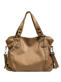 Weiyinxing Bag Fall 2024 Korean Large-Capacity Handbag Soft Leather Simple Leisure One-Shoulder Oblique Straddle Bag