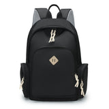 Weiyinxing Cloth Backpack Large-Capacity High-End Ladies Fashion Backpack Multi-Pocket Leisure Travel Commuter Bag Schoolbag