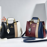 Weiyinxing New Collision Color Middle-Aged Lady Bag Versatile Leisure Armpit Bag Temperament Mom Bag One Shoulder Carrying Cross-Body Bag