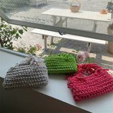 Weiyinxing Bian Chunxia Handbag Hand-Woven Women's Bag Leisure Small Fresh Hollowed-Out Bag Minority Design Holiday Bag