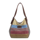 Weiyinxing New Single Shoulder Bag Women's Bag Trend Versatile Simple Fashion Korean Version Of Large Capacity Portable Canvas Bag