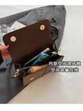 Weiyinxing Collision Color Small Square Bag Women's 2024 New Texture Simple Oblique Bag Fashion Minority Design Single Shoulder Bag