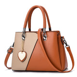 Weiyinxing Minister Female Bag] Simple Casual Mother Bag Atmosphere Lady Handbag Korean Version Of The Color One-Shoulder Cross-Body Bag Tide